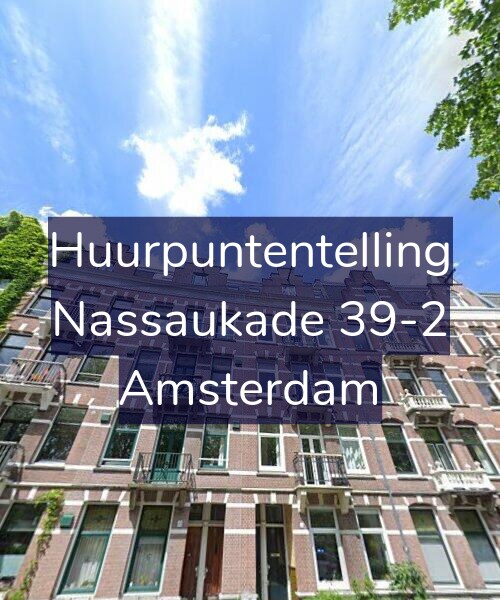 Foto gevel Huurpuntentelling voor Nassaukade 39-2, Amsterdam