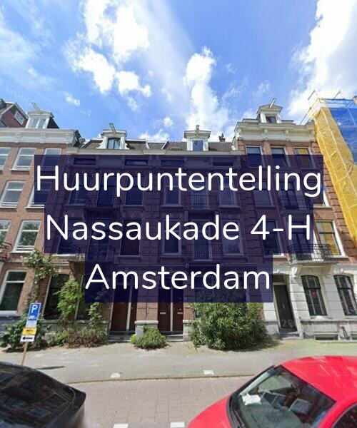 Foto gevel Huurpuntentelling voor Nassaukade 4-H, Amsterdam