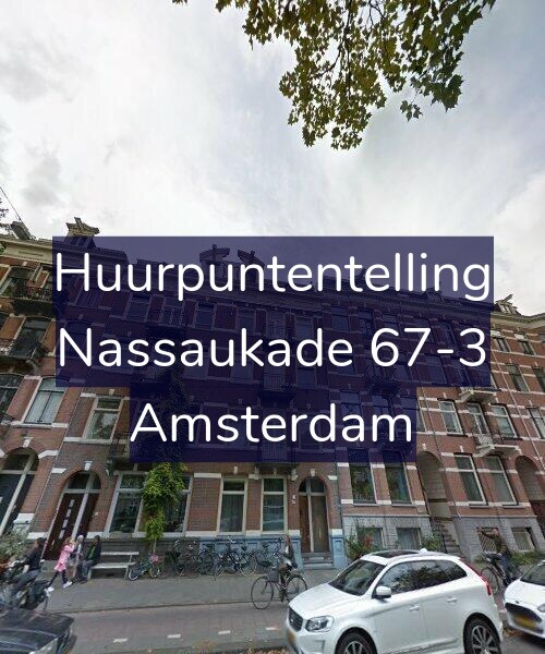 Foto gevel Huurpuntentelling voor Nassaukade 67-3, Amsterdam