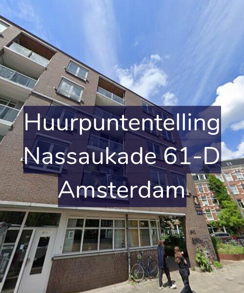 Foto gevel Huurpuntentelling voor Nassaukade 61-D, Amsterdam