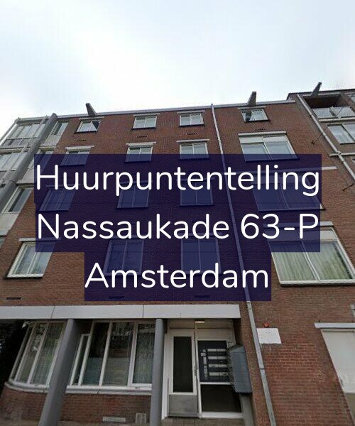 Foto gevel Huurpuntentelling voor Nassaukade 63-P, Amsterdam