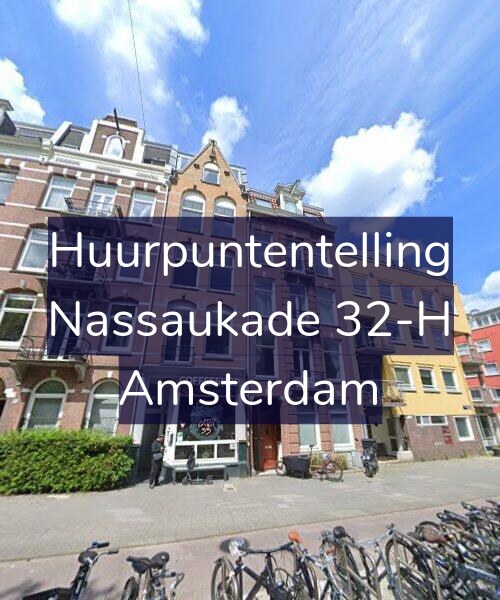 Foto gevel Huurpuntentelling voor Nassaukade 32-H, Amsterdam