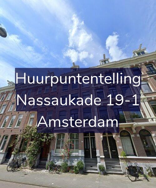 Foto gevel Huurpuntentelling voor Nassaukade 19-1, Amsterdam