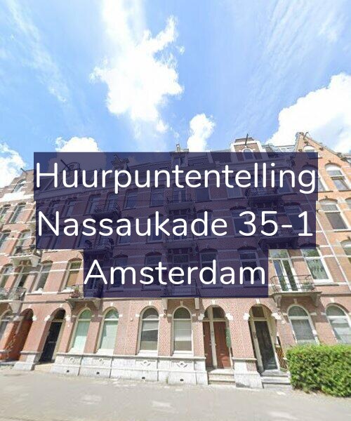 Foto gevel Huurpuntentelling voor Nassaukade 35-1, Amsterdam