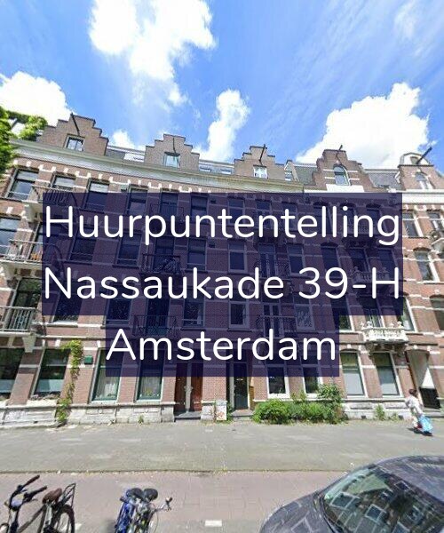 Foto gevel Huurpuntentelling voor Nassaukade 39-H, Amsterdam