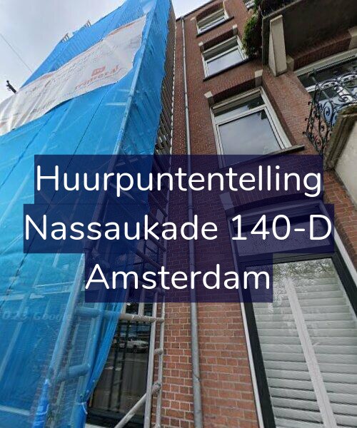 Foto gevel Huurpuntentelling voor Nassaukade 140-D, Amsterdam