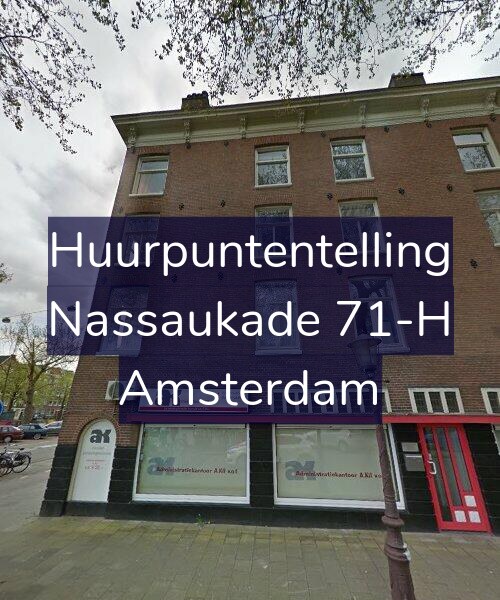 Foto gevel Huurpuntentelling voor Nassaukade 71-H, Amsterdam