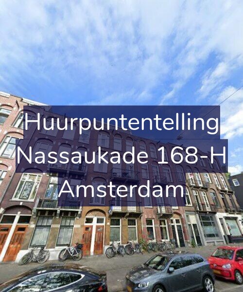 Foto gevel Huurpuntentelling voor Nassaukade 168-H, Amsterdam