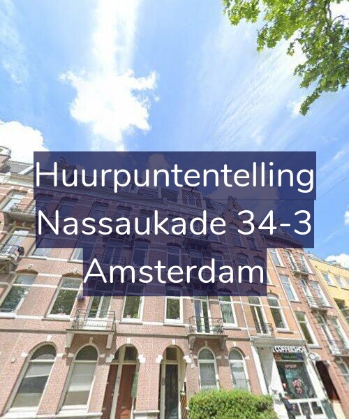 Foto gevel Huurpuntentelling voor Nassaukade 34-3, Amsterdam