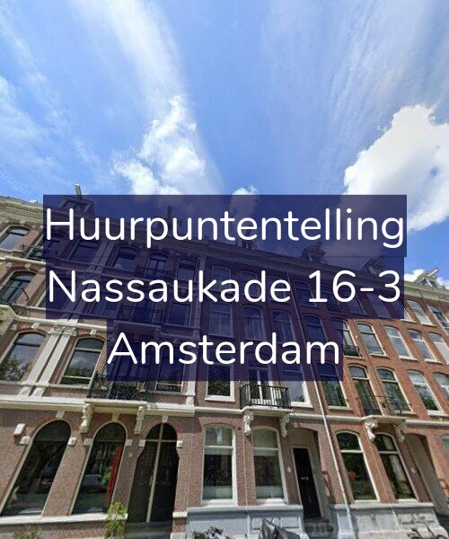Foto gevel Huurpuntentelling voor Nassaukade 16-3, Amsterdam
