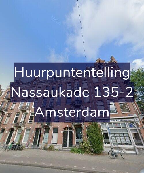 Foto gevel Huurpuntentelling voor Nassaukade 135-2, Amsterdam