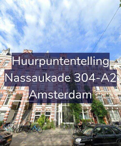 Foto gevel Huurpuntentelling voor Nassaukade 304-A2, Amsterdam