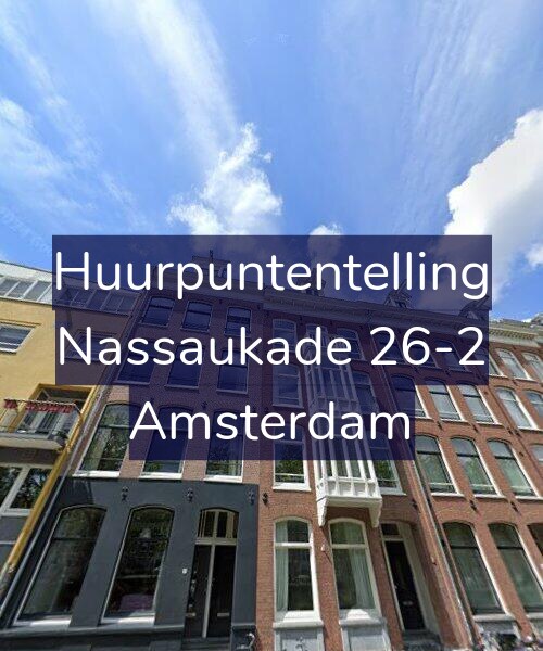 Foto gevel Huurpuntentelling voor Nassaukade 26-2, Amsterdam