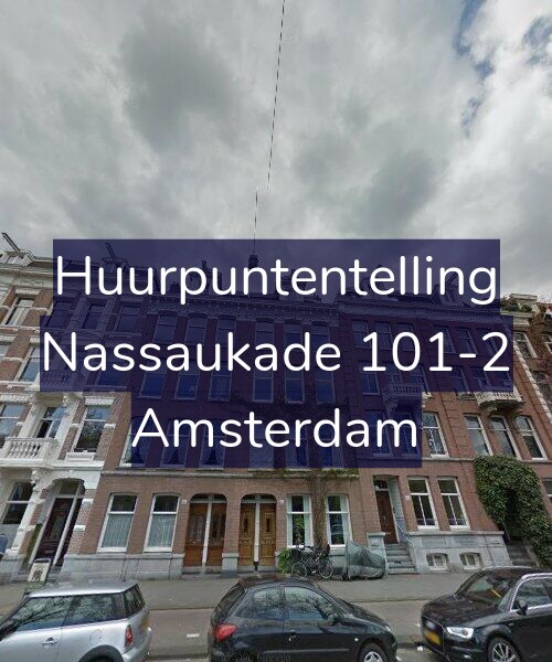 Foto gevel Huurpuntentelling voor Nassaukade 101-2, Amsterdam
