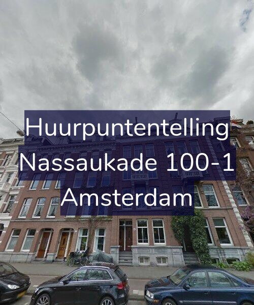 Foto gevel Huurpuntentelling voor Nassaukade 100-1, Amsterdam