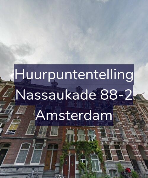 Foto gevel Huurpuntentelling voor Nassaukade 88-2, Amsterdam