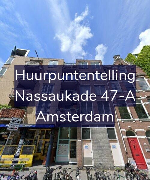 Foto gevel Huurpuntentelling voor Nassaukade 47-A, Amsterdam