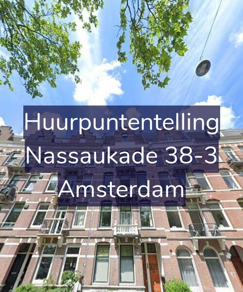 Foto gevel Huurpuntentelling voor Nassaukade 38-3, Amsterdam