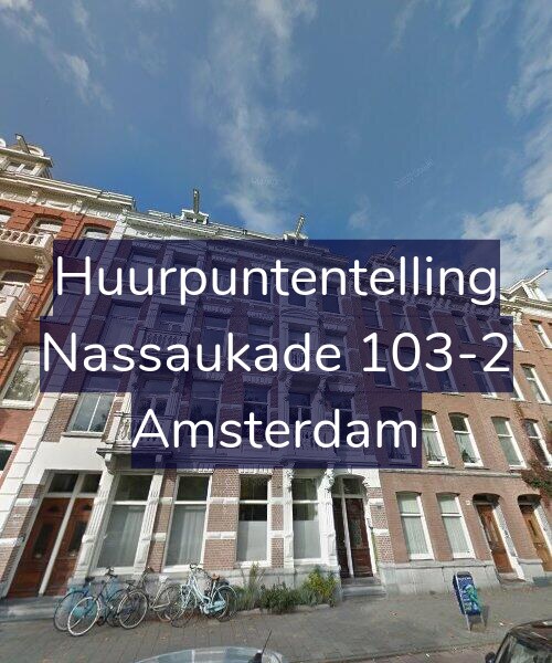 Foto gevel Huurpuntentelling voor Nassaukade 103-2, Amsterdam
