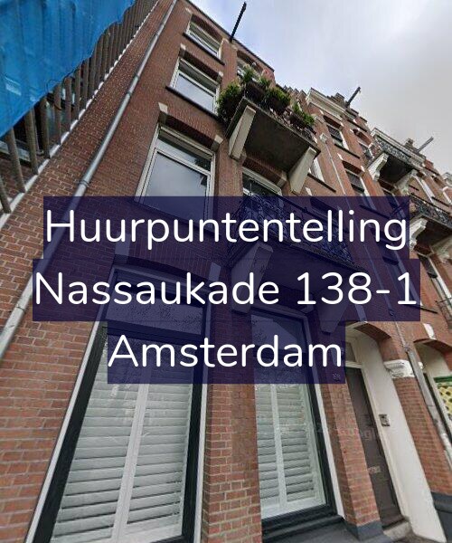 Foto gevel Huurpuntentelling voor Nassaukade 138-1, Amsterdam