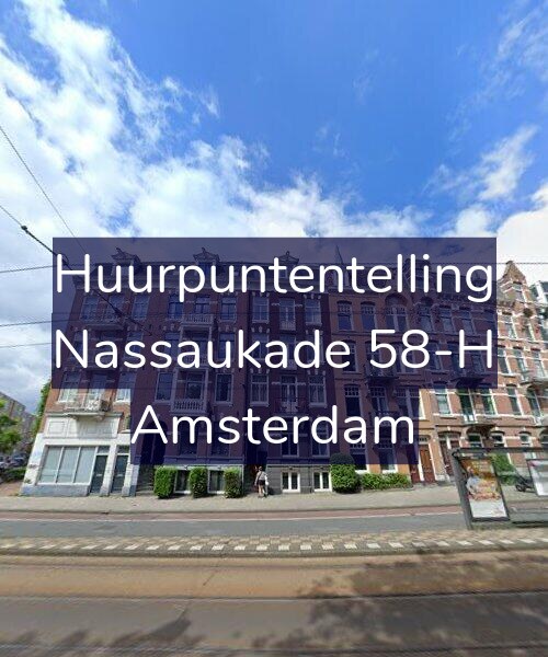 Foto gevel Huurpuntentelling voor Nassaukade 58-H, Amsterdam