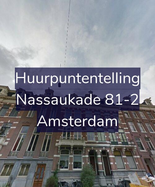 Foto gevel Huurpuntentelling voor Nassaukade 81-2, Amsterdam