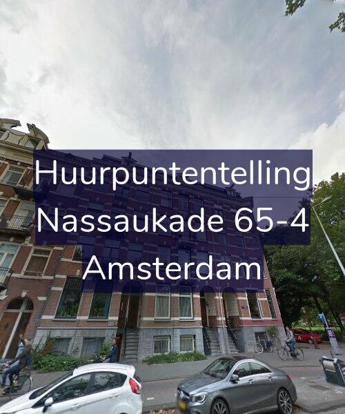 Foto gevel Huurpuntentelling voor Nassaukade 65-4, Amsterdam