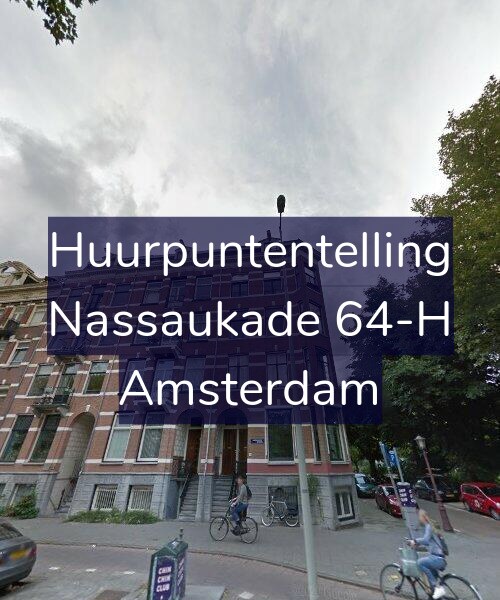 Foto gevel Huurpuntentelling voor Nassaukade 64-H, Amsterdam