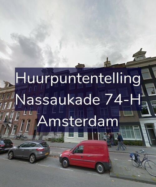 Foto gevel Huurpuntentelling voor Nassaukade 74-H, Amsterdam