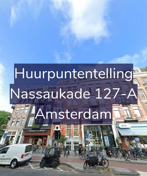 Foto gevel Huurpuntentelling voor Nassaukade 127-A, Amsterdam