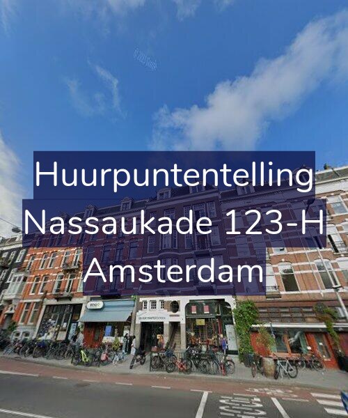 Foto gevel Huurpuntentelling voor Nassaukade 123-H, Amsterdam