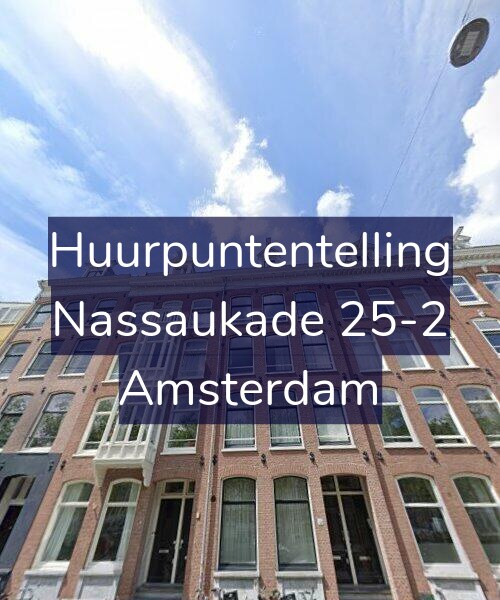 Foto gevel Huurpuntentelling voor Nassaukade 25-2, Amsterdam