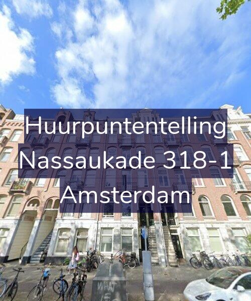 Foto gevel Huurpuntentelling voor Nassaukade 318-1, Amsterdam