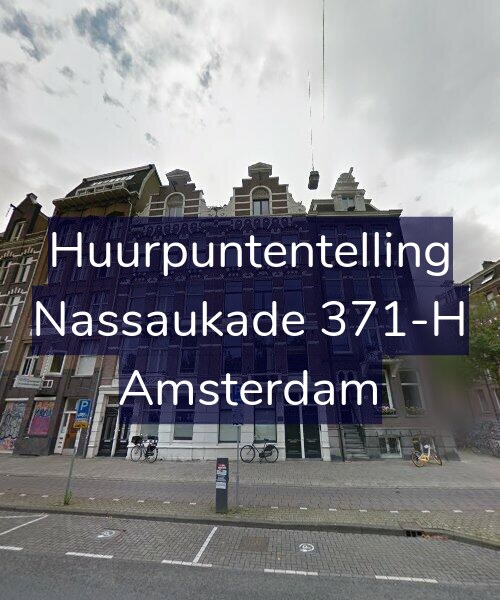 Foto gevel Huurpuntentelling voor Nassaukade 371-H, Amsterdam