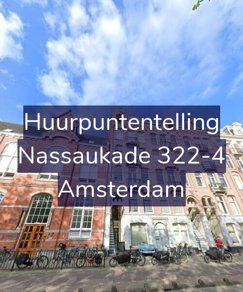 Foto gevel Huurpuntentelling voor Nassaukade 322-4, Amsterdam