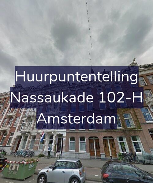 Foto gevel Huurpuntentelling voor Nassaukade 102-H, Amsterdam