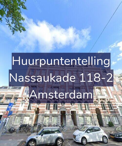 Foto gevel Huurpuntentelling voor Nassaukade 118-2, Amsterdam