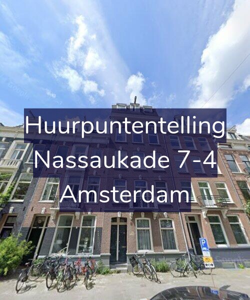 Foto gevel Huurpuntentelling voor Nassaukade 7-4, Amsterdam