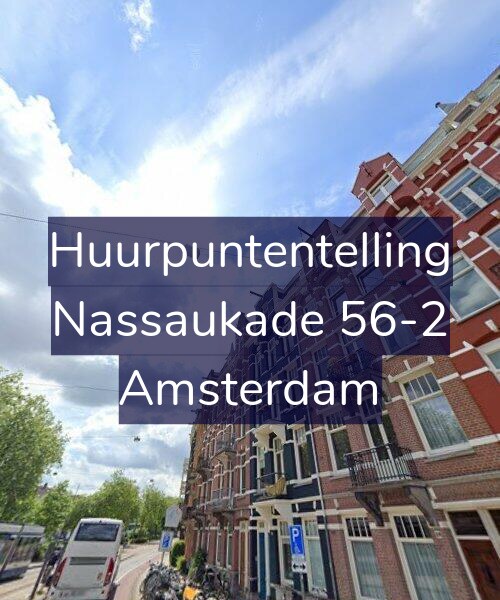 Foto gevel Huurpuntentelling voor Nassaukade 56-2, Amsterdam