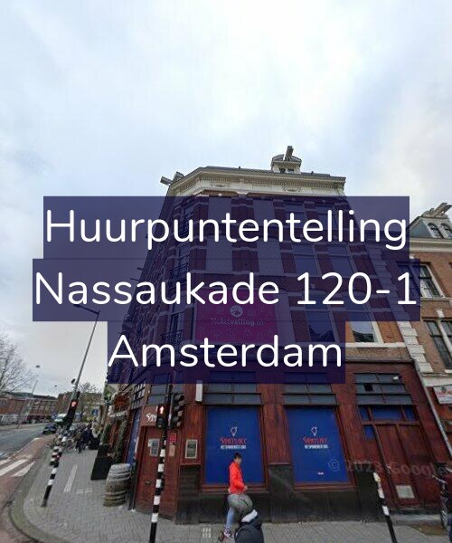 Foto gevel Huurpuntentelling voor Nassaukade 120-1, Amsterdam