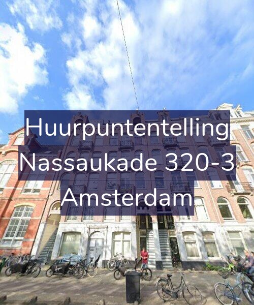 Foto gevel Huurpuntentelling voor Nassaukade 320-3, Amsterdam