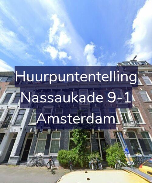 Foto gevel Huurpuntentelling voor Nassaukade 9-1, Amsterdam