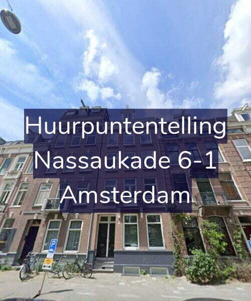 Foto gevel Huurpuntentelling voor Nassaukade 6-1, Amsterdam