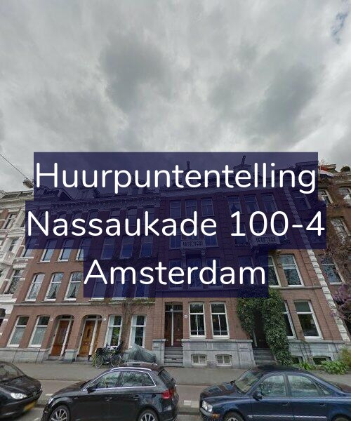 Foto gevel Huurpuntentelling voor Nassaukade 100-4, Amsterdam