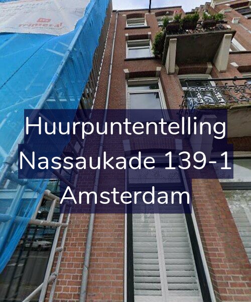 Foto gevel Huurpuntentelling voor Nassaukade 139-1, Amsterdam