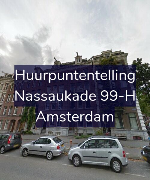 Foto gevel Huurpuntentelling voor Nassaukade 99-H, Amsterdam