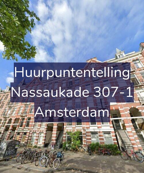 Foto gevel Huurpuntentelling voor Nassaukade 307-1, Amsterdam