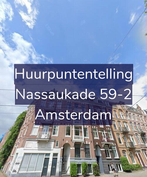 Foto gevel Huurpuntentelling voor Nassaukade 59-2, Amsterdam