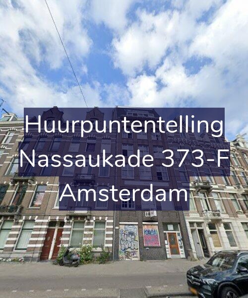 Foto gevel Huurpuntentelling voor Nassaukade 373-F, Amsterdam