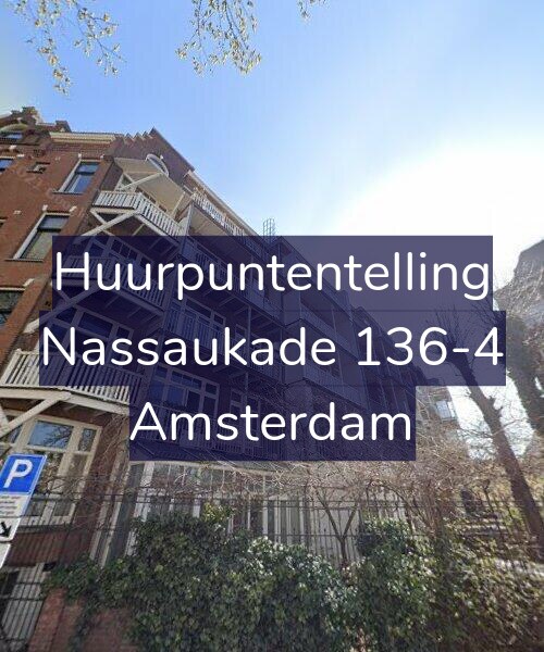 Foto gevel Huurpuntentelling voor Nassaukade 136-4, Amsterdam